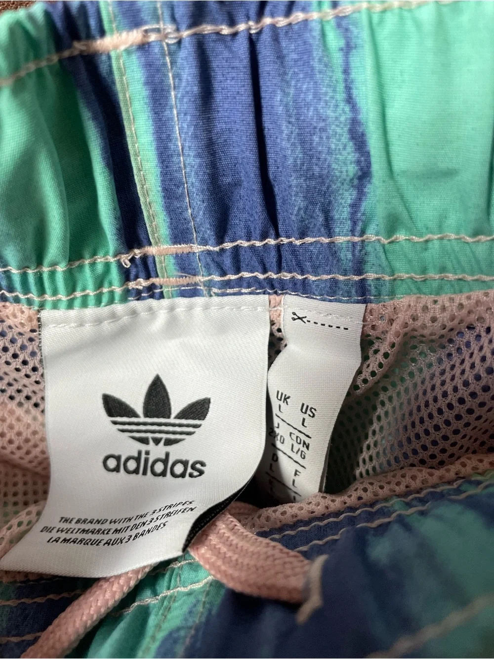 adidas men's large swimtrunks